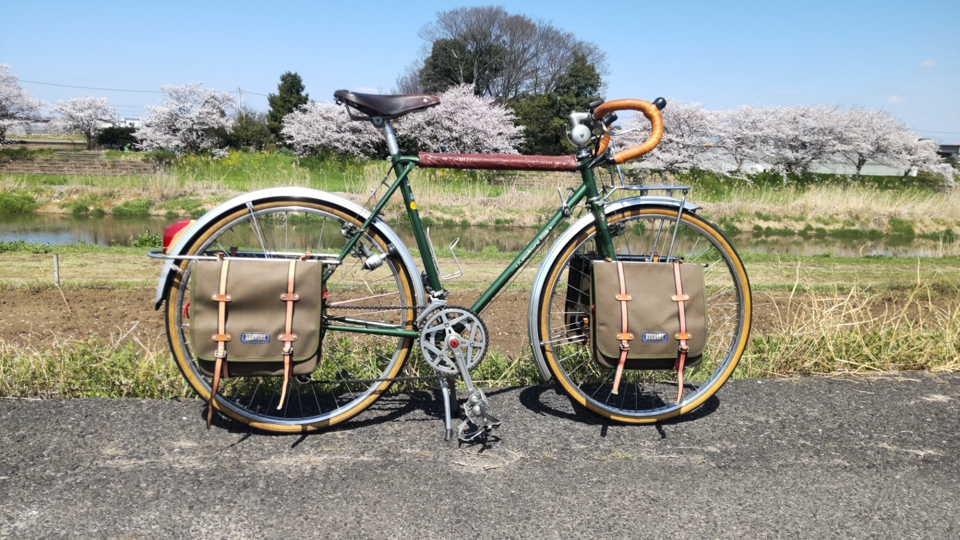 通称「シルキャン」 片倉シルクキャンピング ランドナー - 自転車本体